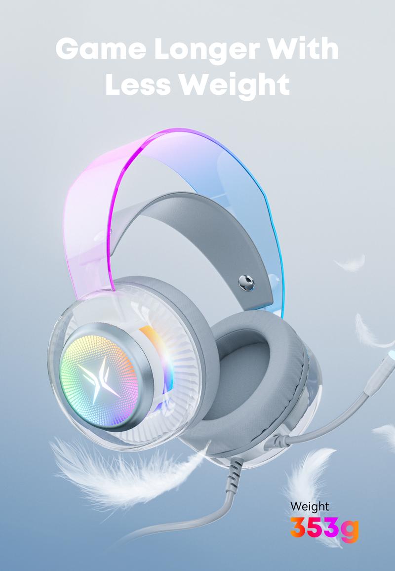 [New Year Picks] TAGRY TRONICX Upgraded G3/G5 Wired PC Gaming Headset with 50mm Driver, ENC Microphone, USB-A Headset with 7.1 Surround Sound, Control Box for PC/PS5 Console/Switch Dock Mode  (Not Compatible with Xbox)