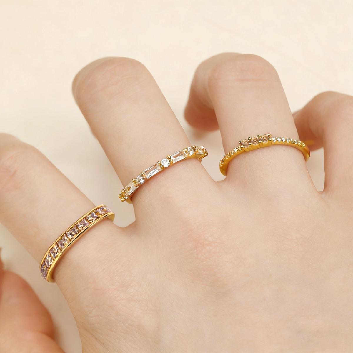 Delzzad Eternal Trinity Harmony Set Vintage Ring Band Champagne Stacking Ring Synthetic Moissanite Ring Jewelry S925 Dainty Jewelry Perfect Birthday Engagement Wedding Anniversary Christmas Valentine's Day Gift Delzzad Eternal Trinity Harmony Set Vintage Ring Band Champagne Stacking Ring Synthetic Moissanite Ring Jewelry S925 Dainty Jewelry Perfect Birthday Engagement Wedding Anniversary Christmas Valentine's Day Gift