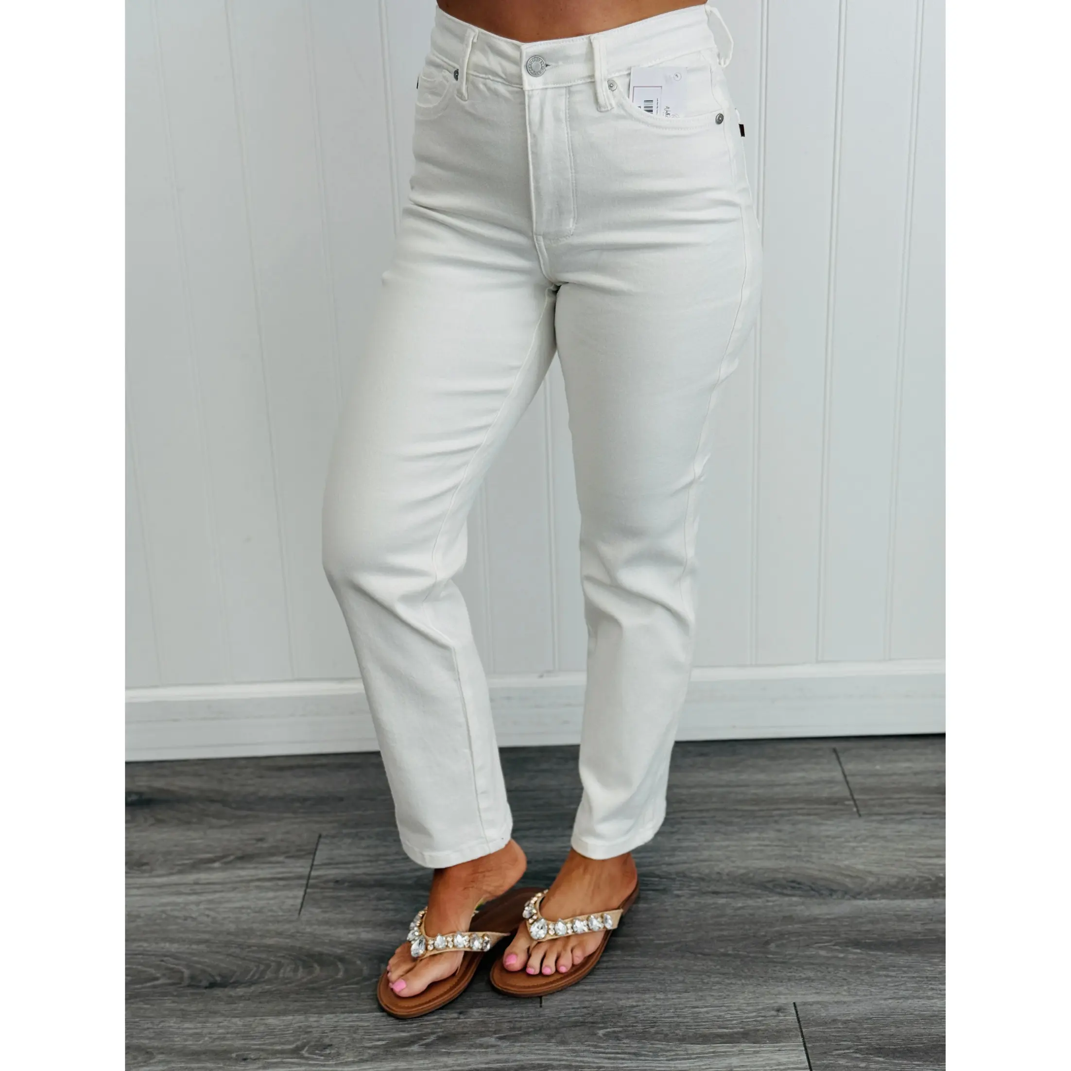 Judy Blue Tilly Tummy Control Ankle Jeans (Reg. and Plus)