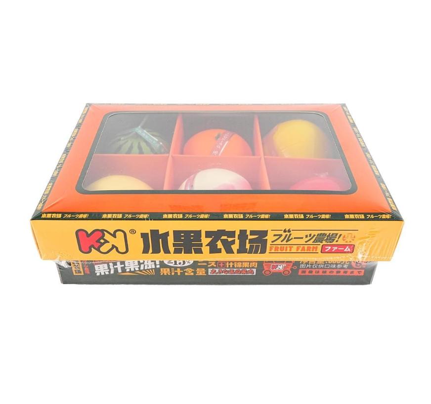 YO MAN Fruit Farm Juice Jelly 660g - Stunning Peach Mango Orange Watermelon Pear Shapes Pure Fruit Flavor Q-Bouncy Texture Zero Fat Guilt-Free Dessert Snack Healthy Treat Picnic