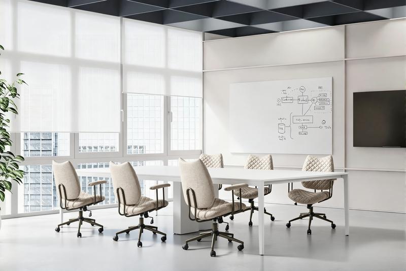 【Jumpstart Sale】Ovios Home Office Desk Chair with Durable Silent Casters, Wide Seater Computer Chair with Lumbar Support Adjustable Height, 360° Rolling Swivel Rocking Executive Task Armrests Chair