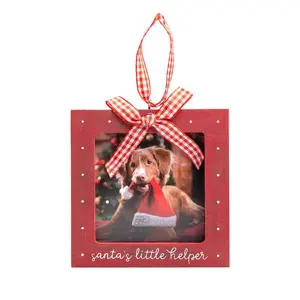 Pearhead "Santa's Little Helper" Holiday Photo Ornament