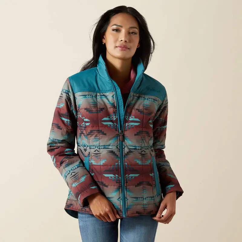 Ariat Ladies Crius Insulated Jacket - Dragonfly/Inez Blanket Print - 10062549