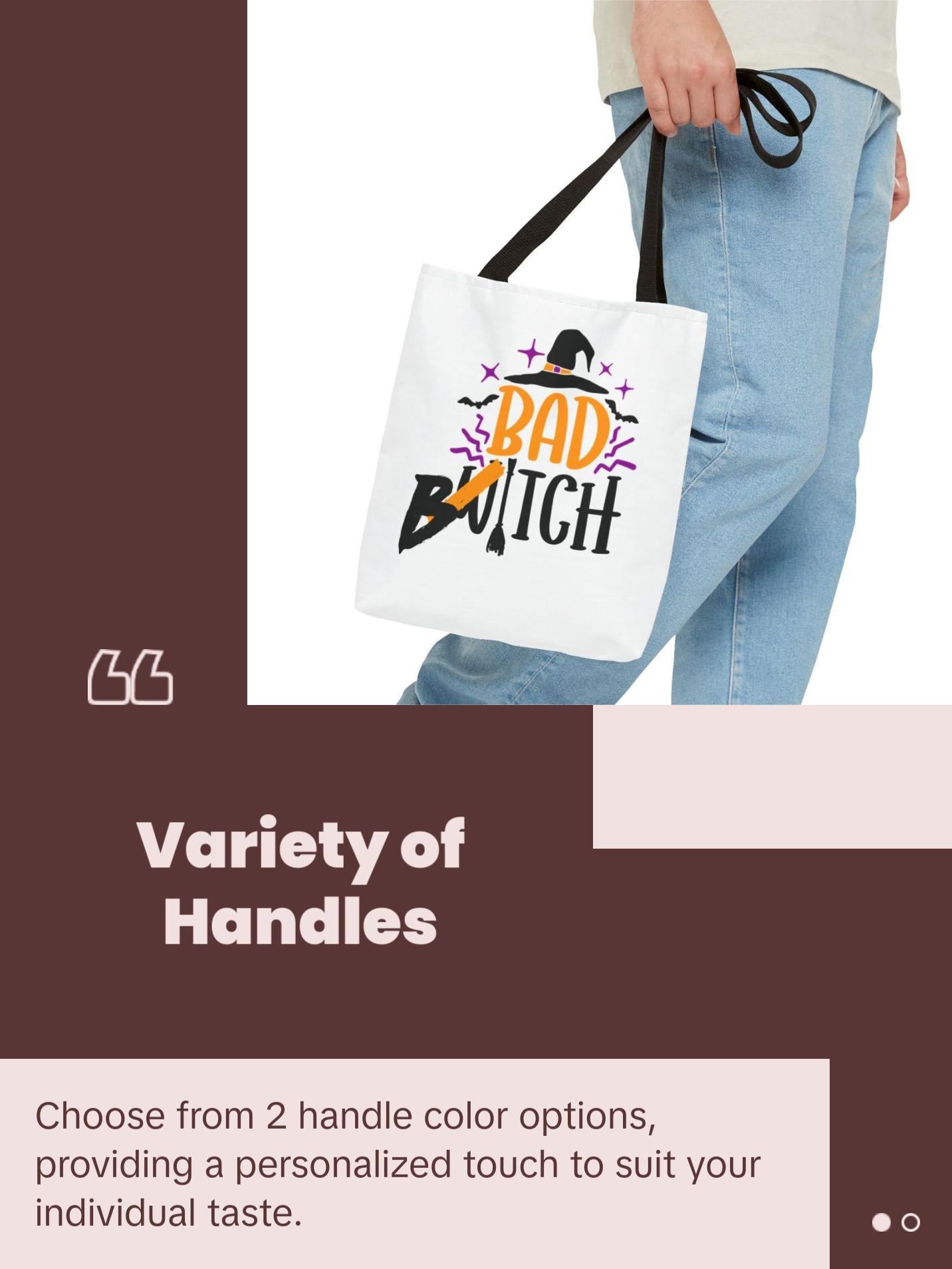 Bad Bitch Halloween Tote Bag, Witchy, Witches Brew, Trick Or Treat, Sexy Tote Bags, Tote Bags For Girls, Unique Handbags, Spooky Bags,