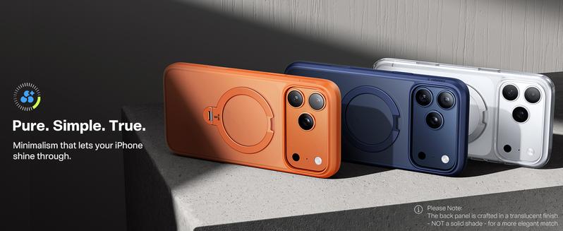 TORRAS OStand Q3 Spin Magnetic Stand Case for iPhone 17 Pro Max with 360° Rotatable Kickstand 4X Military-Grade Protection Protection & MagSafe Compatible