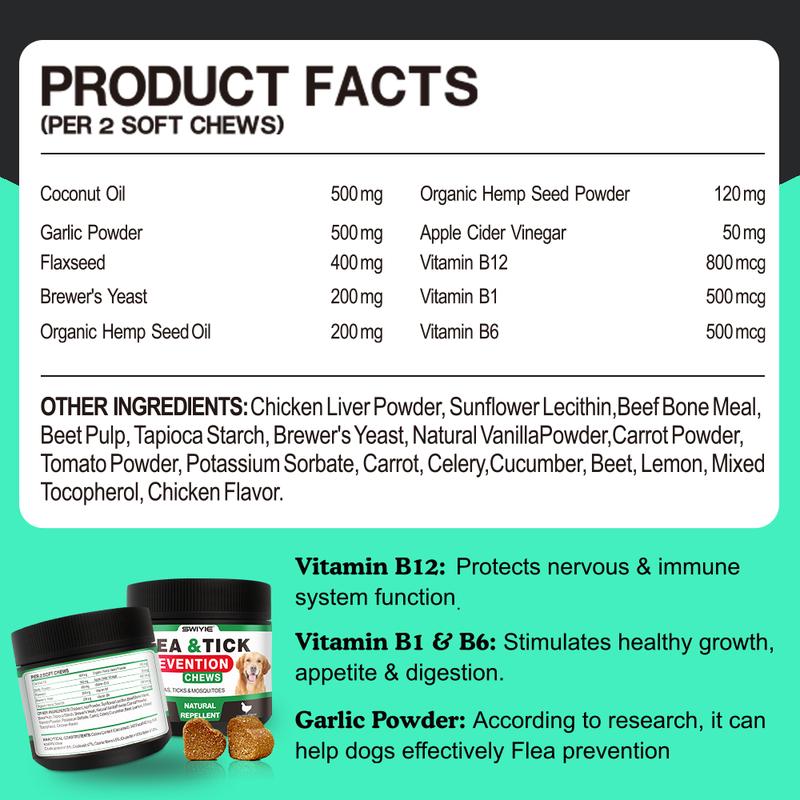 SWIYIE-Recommended Flea, Tick & Mosquito Treatment & Prevention | Dogs