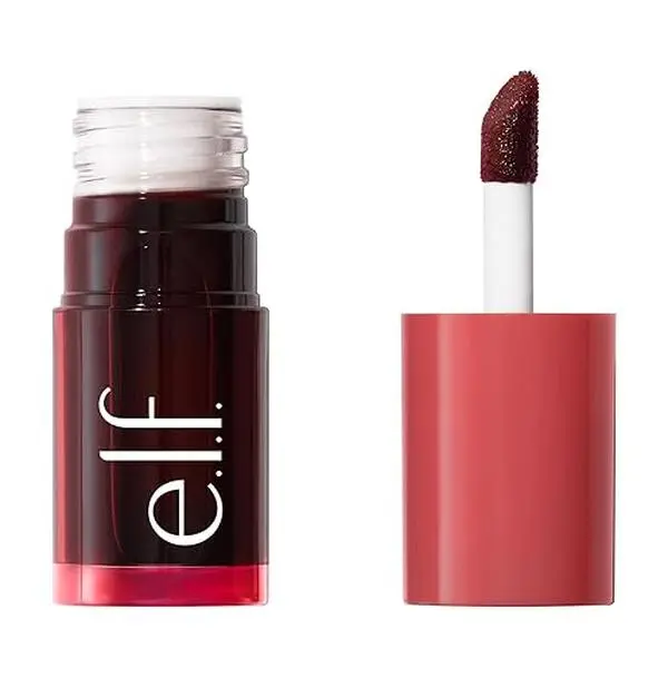 e.l.f. Sheer For It Blush Tint, Multi-Use, Long-Lasting Lip & Cheek Makeup, Creates A Natural Flush Finish, Vegan & Cruelty-Free, Cherry Cola
