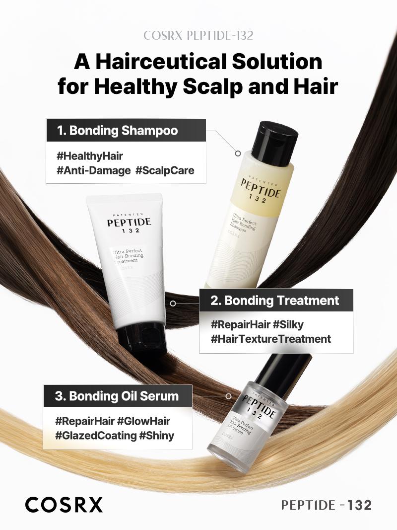 [COSRX OFFICIAL] PEPTIDE-132 Bonding Oil Serum 30mL_Hair Repair