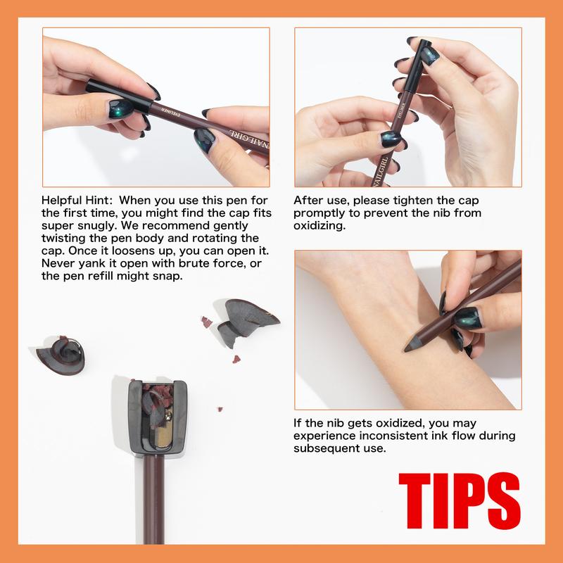 Waterproof Eyeliner Pencil - Long-lasting, Sweat-proof, Smudge-proof & Transfer-resistant - Cream Mousse Texture - Intensifies Eye Color - Doesn't Easily Flake or Clump