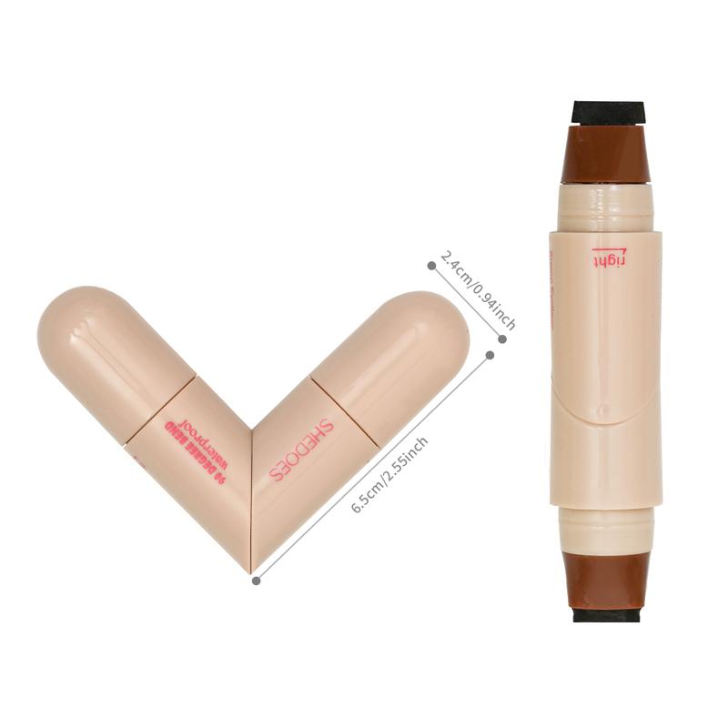 Rotating Winged Eyeliner Stamp Pen Dual-Head Design for Precise Cat Eye & Winged Liner Waterproof Smudge-Proof Formula Quick-Drying Makeup for Busy Days and Special Occasions