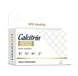 Calcitrin GOLD - Bones and joints Healthcare Fitness Supplement Edible Dietary Calcium Vitamin Tablet Magnesium Dietary Supplement, Mobility Reinforcement,60 Tablets health