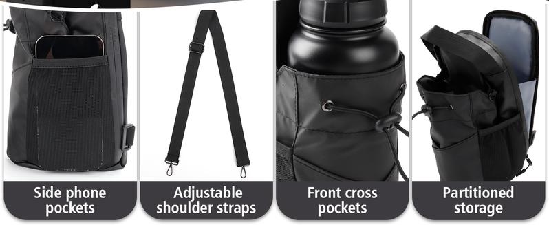 2-in-1 Unisex Magnetic Gym Bag, Suitable for Gym, Sports, Travel Magnetic Bag