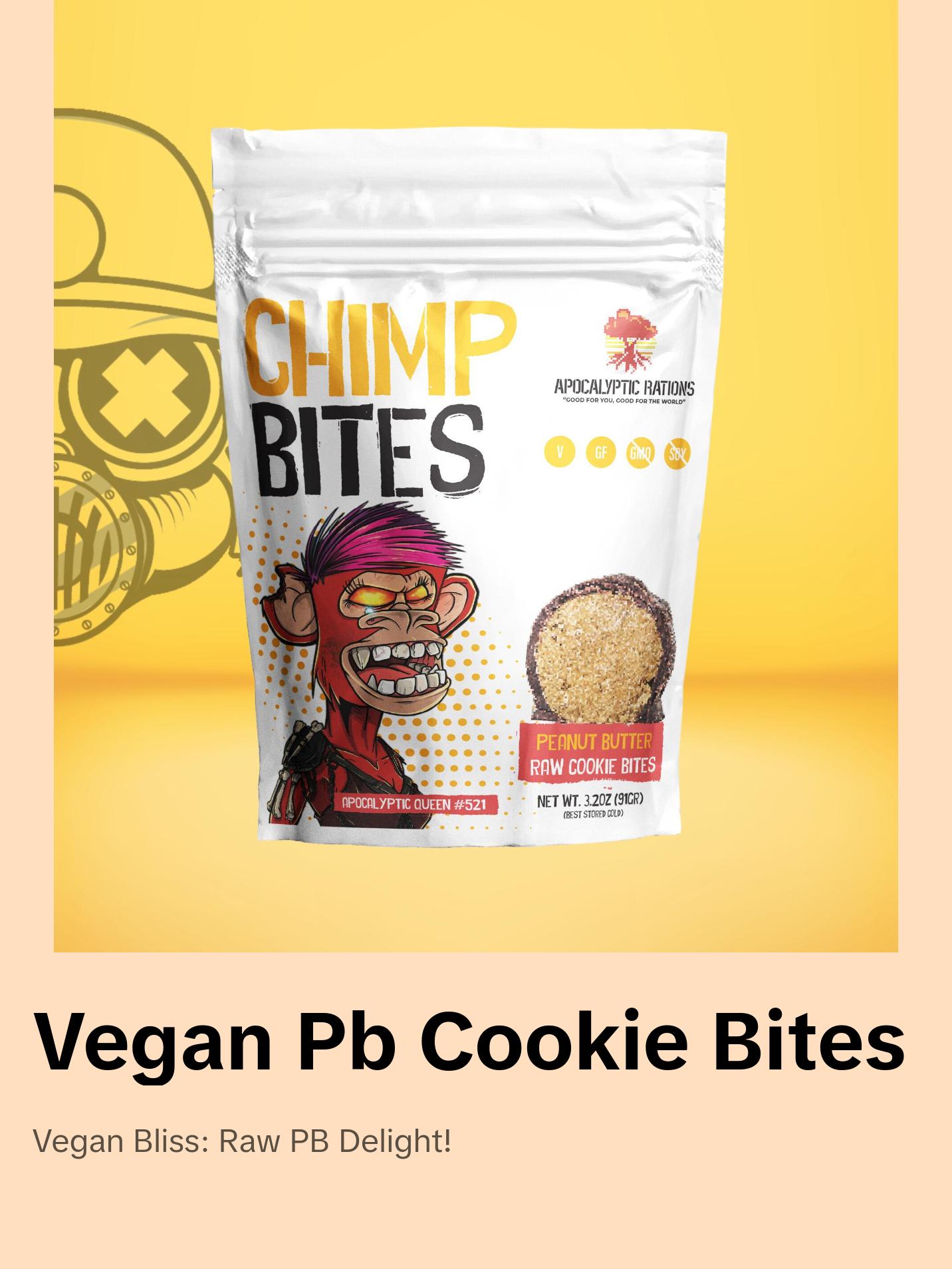 Peanut Butter Raw Cookie Bites - Apocalyptic Queen #521