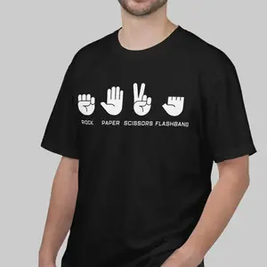 Rock Paper Scissors – Flashbang T-Shirt, Sweatshirt & Hoodie, Funny Gift Shirt