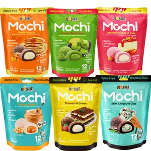 Royal Family Mochi Variety Pack Assorted Flavors – 6 Pack - Taiwanese Sweet Rice Treats