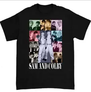 Sam And Colby Eraas Tour Graphic Tee Viral YouTuber Fan Merch Shirt