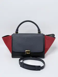Pre-owned Celine Leather Crossbody Bags Trapeze Top Handle Crossbody Bag JD003CE