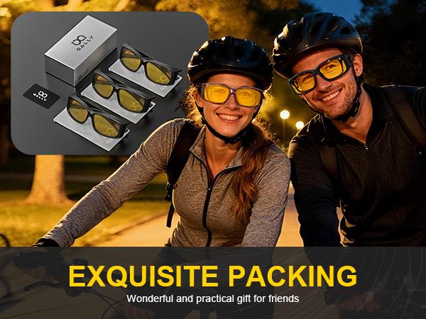KALIYADI 2026 NEW 3-Piece Set Fit Over Prescription Glasses with Polarized  Night-Driving Glasses