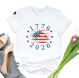 Made in America T-Shirt, Patriotic USA Flag Tee America 250th Anniversary Tee, Patriotic Gift, 4th of July Shirt, Independence Day Gift, For Her Him