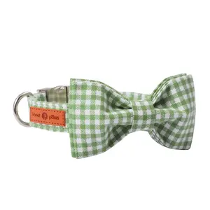 Lionet Paws Dog Collar with Bowtie, Durable Adjustable and Comfortable Collar for Small to Large Dogs