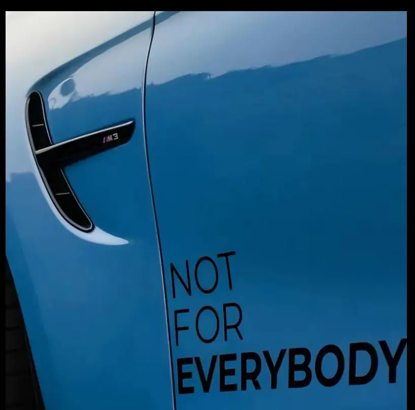 Not For Everybody