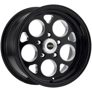 Vision 561 Sport Mag 15x8 5x4.5" +27mm Black/Milled Wheel Rim 15" Inch