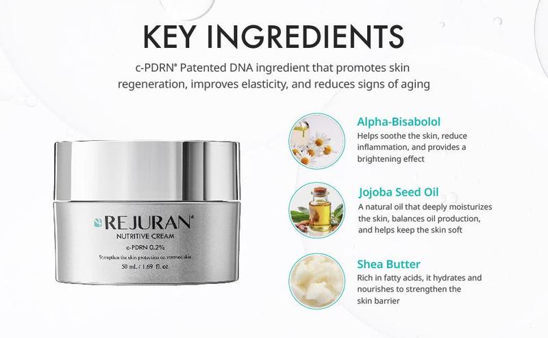REJURAN Turnover Ampoule 1.01 fl oz & Nutritive Cream 1.69 fl oz - c-PDRN - Anti-Aging Face Serum for Firmness, Radiance, Youthful Skin Korean Skin Care REJURAN Turnover Ampoule 1.01 fl oz & Nutritive Cream 1.69 fl oz - c-PDRN - Anti-Aging Face Serum for Firmness, Radiance, Youthful Skin Korean Skin Care