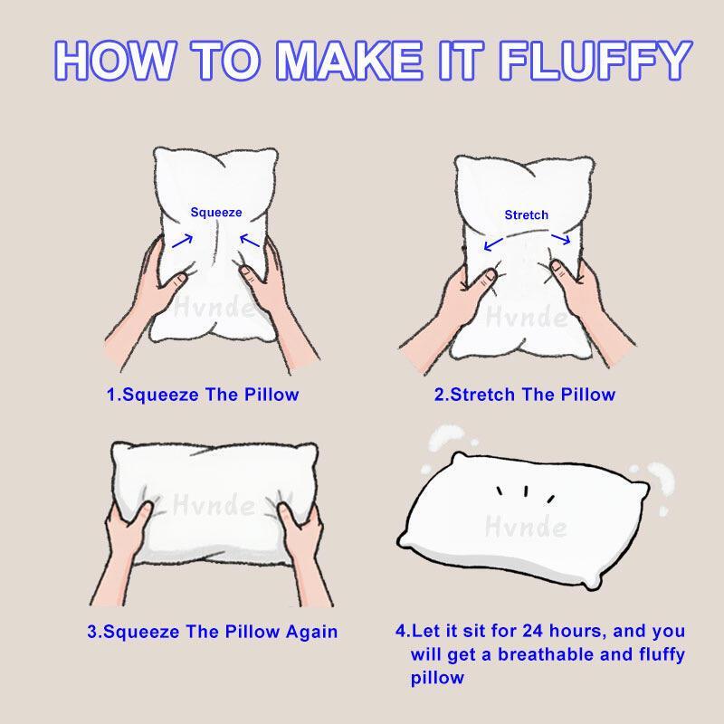 Pillows Queen Size / King Size, Supportive Bed Pillows with Super Soft Down Alternative Fill,  Luxury Fluffy Hotel Quality for Side, Back, and Stomach Sleepers