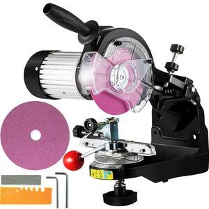 Electric Chainsaw Sharpener, 230W Professional Multi-Angle Adjustable Chain Grinder 3000RPM, Electric Chainsaw Blade Sharpener for 1/4" to 2/5" Chains