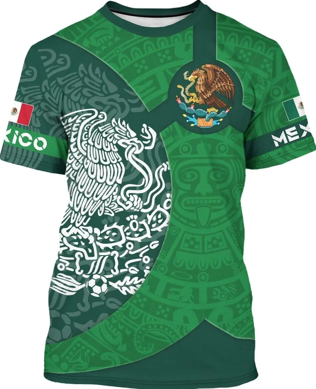 Custom Full-Printed Soccer Jersey, Unisex Breathable Athletic Polyester T-Shirt for Game Day, Sizes S-5XL