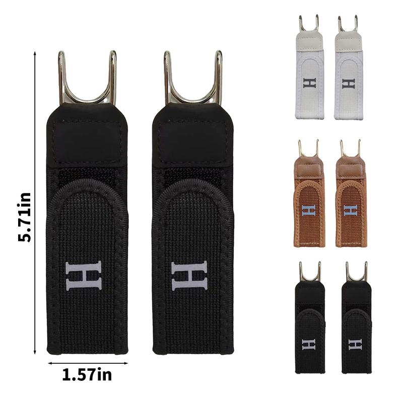 Buckleless Belt Hook, Tactical Metal Hook Elastic Belt - Unisex Buckle-Less Invisible Waist Belt for Work, EDC, Outdoor Adventures, Soft Adjustable Side, 2PCS Gift for Men & Women, Perfect Valentine's Day Gift Elastic Belt (Unisex)