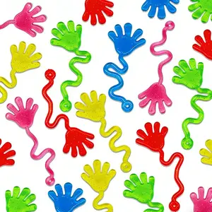 100 Pieces Sticky Little Hands – Ocean Animal Theme, Gold Glitter, Stretchable Cat Paws, Stress Relief Toy