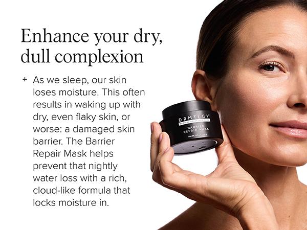 DRMTLGY Barrier Repair Mask 1.65oz withCeramides, Oat Extract, and Chamomile