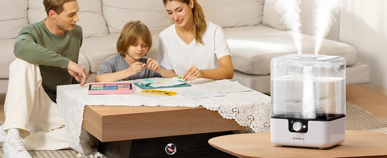 Chivalz 6L Humidifiers &WIFI with 360° Nozzle, Anti-dry Burn and Aromatherapy Function, Up to 50 H0ours for Nursery and Large Rooms biggest airpurifier diffuser for fragrance machine, TikTokShopBlackFriday