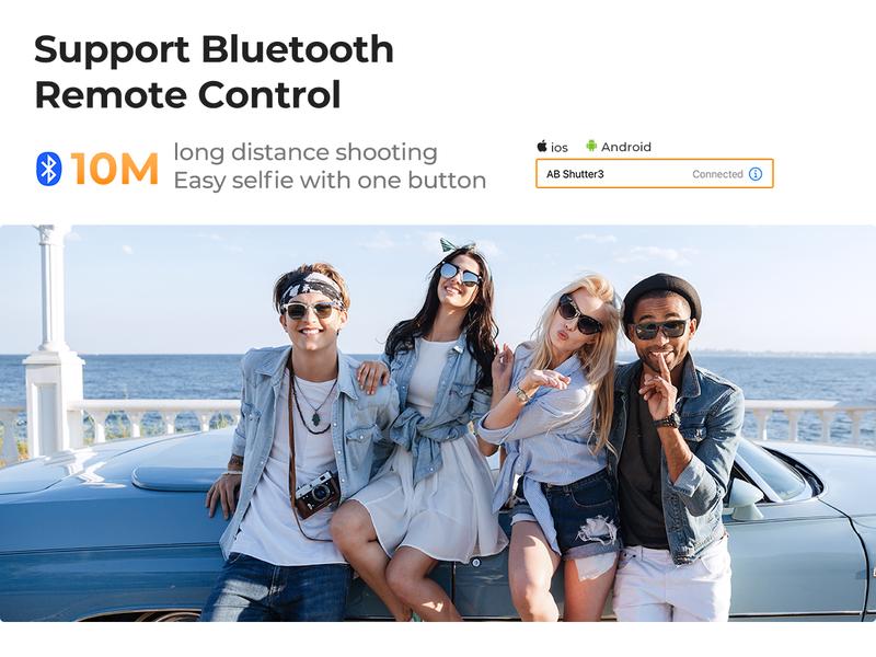 K&F CONCEPT Selfie Stick Tripod – 2-in-1 Phone/Camera Stand with Built-in Remote| For iPhone/Android, Works with Selfie Accessories & GoPro/DJI/Insta360| Ideal for Travel/Live Streaming/Vlogging/Daily Use