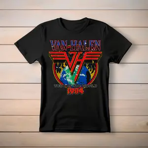 T-shirt of a legendary band from 1984, Fashion Cotton, Full Sizes, For Men, For Women