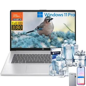 HP 17-inch Laptop for Business and Student - AMD Ryzen 5 7430U,Windows 11 Pro,  up to 32GB RAM, 512GB SSD, Fast Charge, Wi-Fi 6, 17.3” FHD Anti-Glare Display,Bundle Accessory