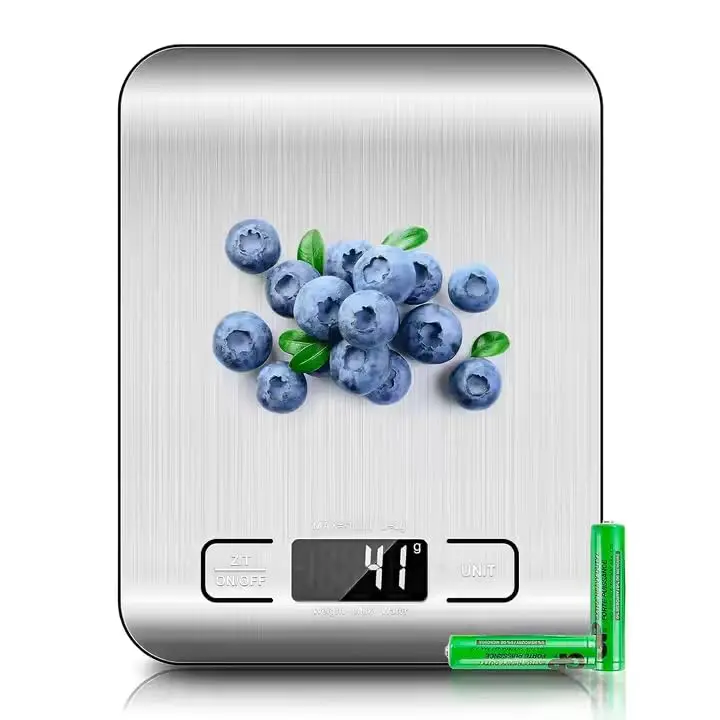 Digital Kitchen Scale, 1g-10000g Food Scale with LCD Display, Battery Require Multifunctional Kitchen Scale for Baking, Cooking, Diet Preparation Smart Nutritional