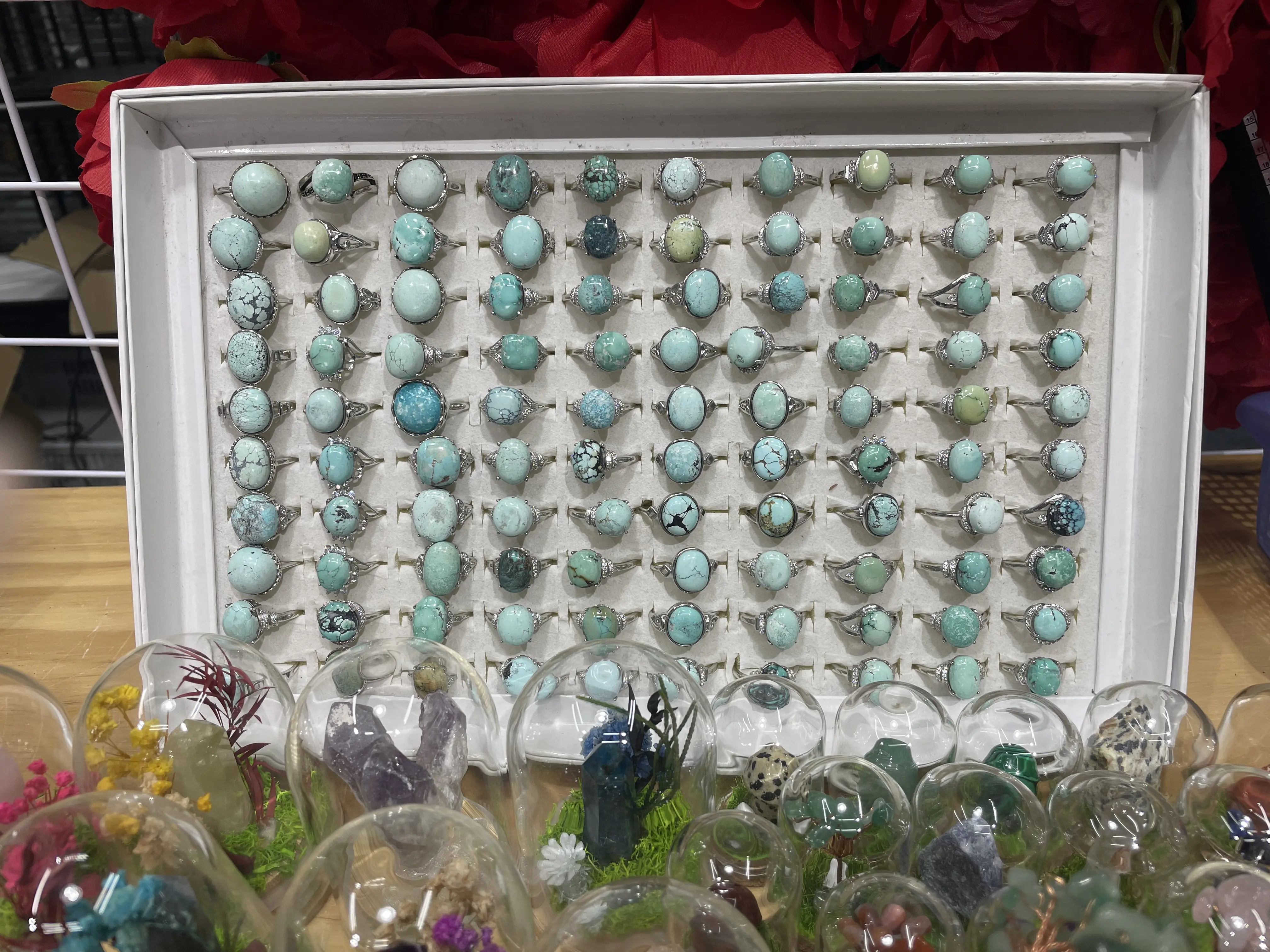 Lisa(7371)gc.Natural turquoise ring