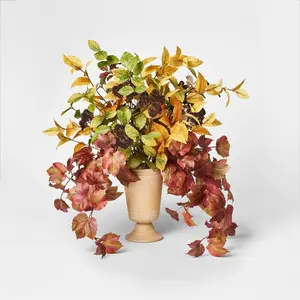 31" XL Fall Leaf Artificial Statement Arrangement - Threshold designed with Studio McGee