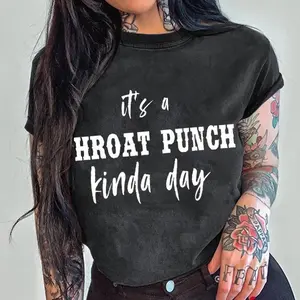 It's A Throat Punch Kinda Day T-shirt, Sweatshirt, Hoodie - Womenswear, Streetwear