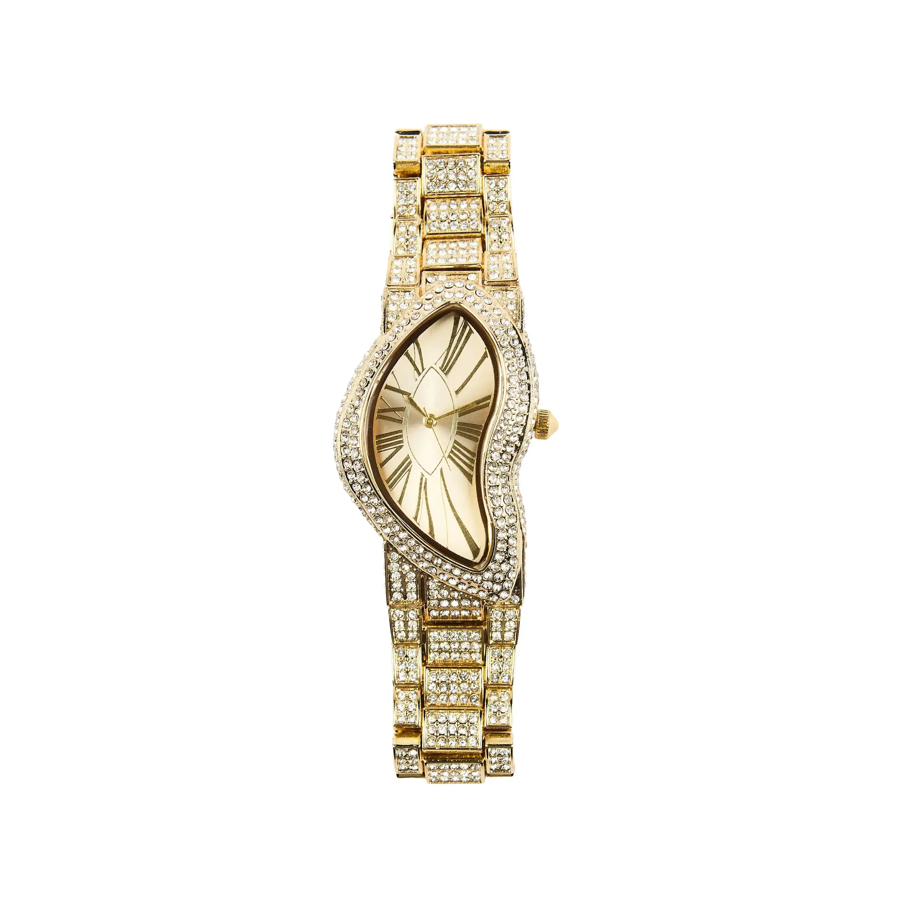 Ziva Gold Crystal Watch