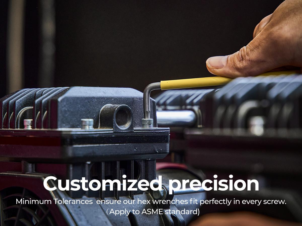 toolant Allen Wrenches Sets 22pcs(Metric&SAE), Extra Long Arm Allen Key Set with Ball End, Unique Patented Design for Magnetizing and Demagnetizing