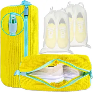 Shoe Washing Machine Bag - Reusable sports shoe laundry bag for washing machines and dryers, sturdy zipper with hooks, 360 ° cleaning for tennis shoes,