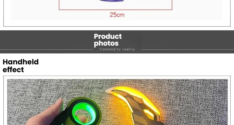 New Gift Role-Playing Prop: Fearless Rechargeable Glowing Weapon Model Contract - Claw Knife/Cool Toy Knife Champion Edition, 2026 Gamer Gift Collectible Prop Toy New Gift Role-Playing Prop: Fearless Rechargeable Glowing Weapon Model Contract - Claw Knife/Cool Toy Knife Champion Edition, 2026 Gamer Gift Collectible Prop Toy