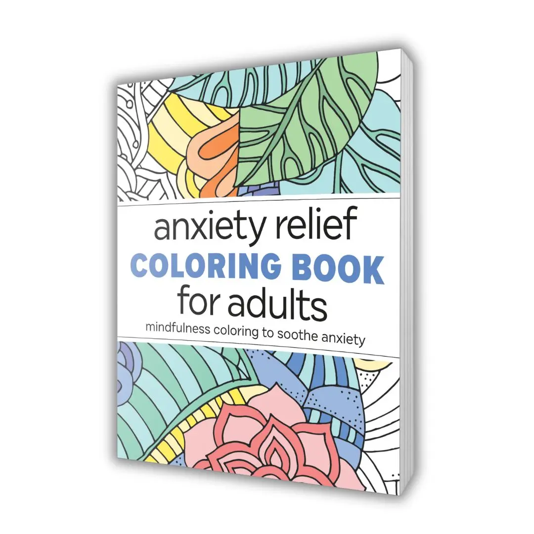 Anxiety Relief Coloring Book for Adults – Mindfulness Coloring Pages for Stress & Relaxation
