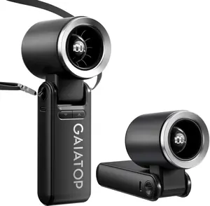 GAIATOP Handheld Mini Fan, Up to 21 Hours of Use, Rechargeable Battery, 6-Speed 180° Adjustable, Lightweight & Portable Foldable Fan, Summer Essential for Women & Girls, Travel & Work   Valentine's Day gift