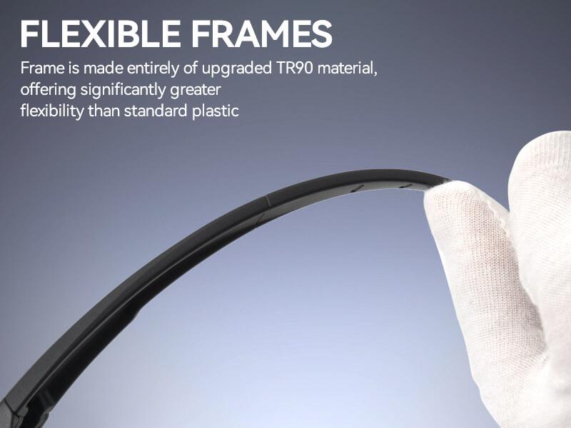 Meeloog Polarized Fit Over Glasses Sunglasses for Men Women, UV Protection Sports Wrap Around for Driving Cycling Fishing ST0075