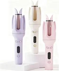 Styler Air Automatic Hair Curler, Automatic Curling Iron, 4 Temperature Settings, Dual Voltage Rotating Curling Iron, 1 1/4 Inch Fast Heating and Auto Shut-Off Function, Suitable for Professional Hairstyling