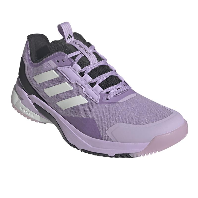 adidas Womens Crazyflight 6 Mid Indoor Volleyball Volleyball Sneakers Shoes - Purple